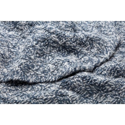 Uniseks sjaal paisley-patroon, blauw-roze
