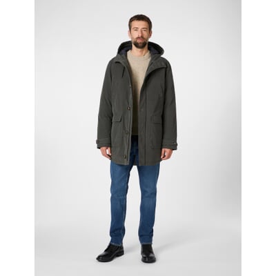 Men's winter jacket, Slate Grey Manufactum