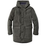 Herren-Winterjacke Schiefergrau
