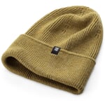Gorro infantil de lana merina, algodón y seda Ocre