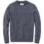 Herren-Strickpullover Navymelange