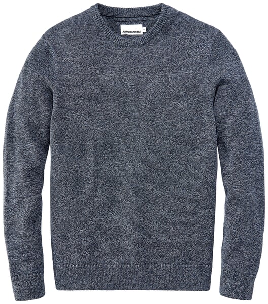 Mens Knit Sweater Navy melange