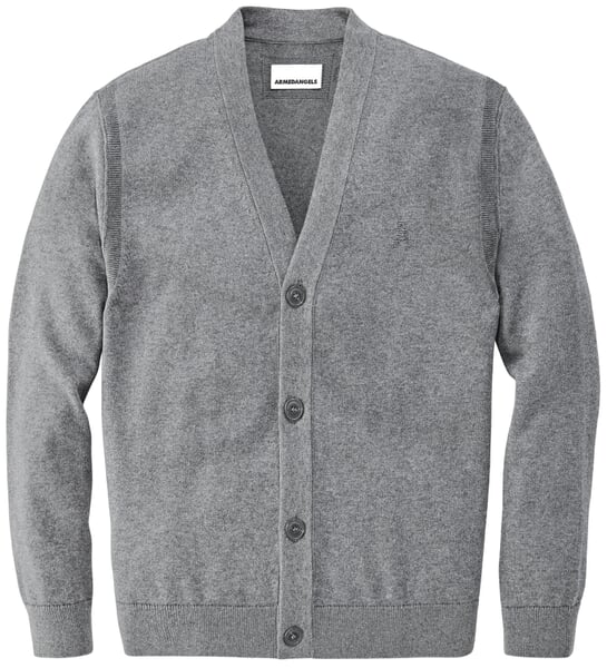 Herren-Strickjacke Graumelange