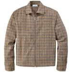 Chaqueta de hombre con cremallera Camel