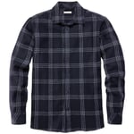 Sobrecamisa de lana para hombre Azul marino