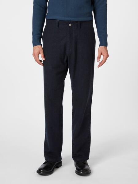 Herrenhose gestreift Navy-Schwarz, Tragebild