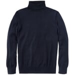 Pull en coton pour homme Bleu marine