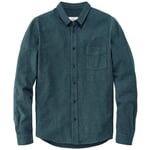 Chemise en flanelle pour homme Vert pétrole
