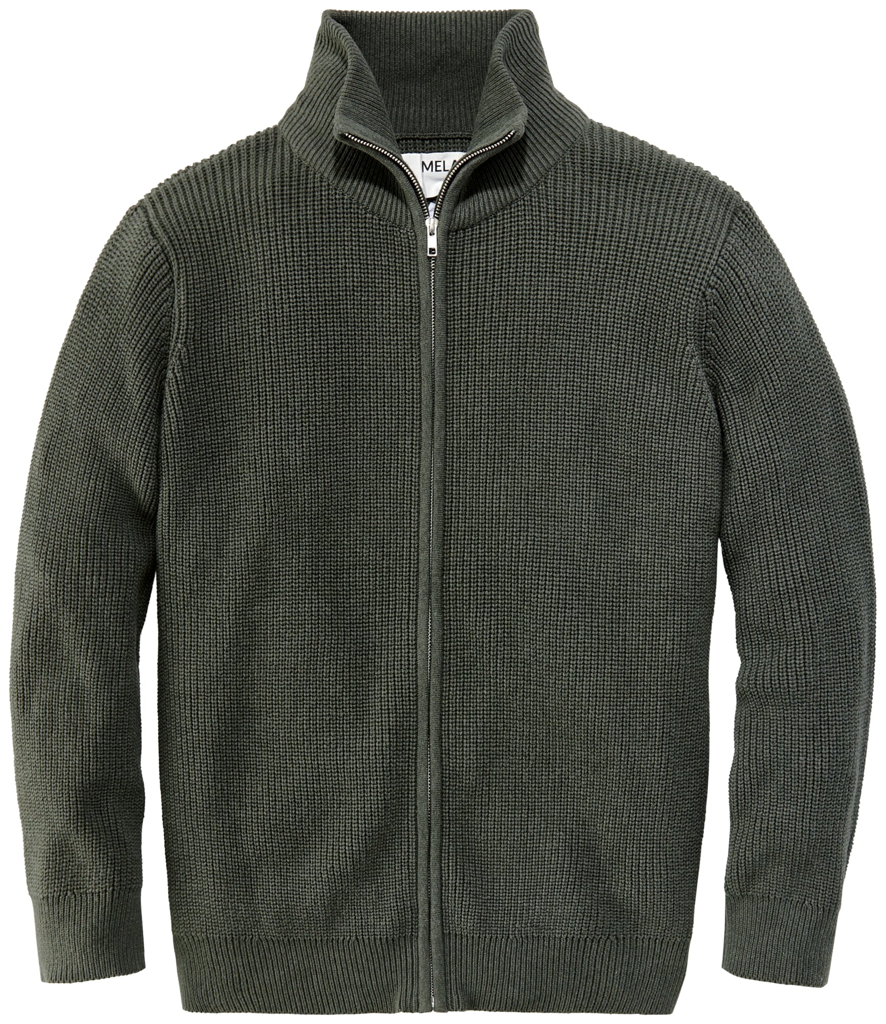 Cardigan Homme Long En Tricot Coton Sans Capuche - Col Châle Élégant, Manches Longues, Boutons - Pull Chaud Et Confortable