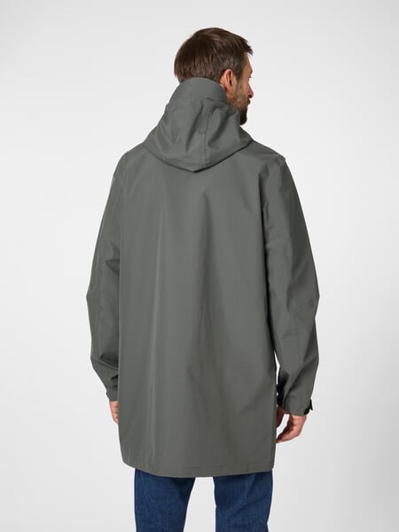 Herren-Regenparka ungefüttert Oliv, Tragebild