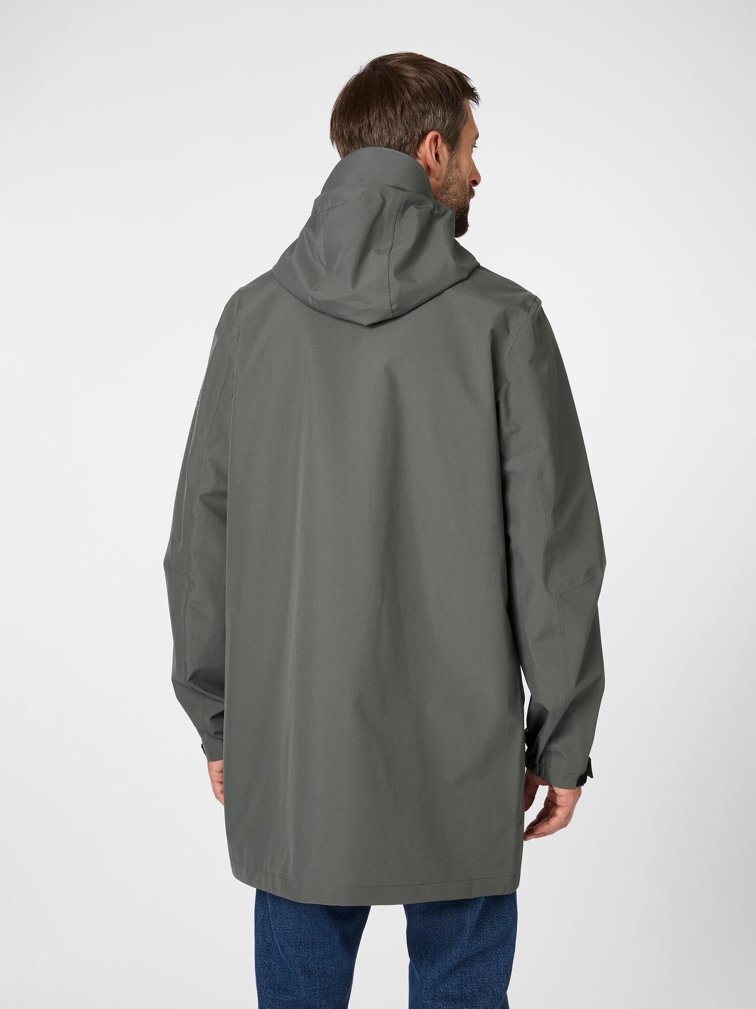 Men's rain parka unlined, Olive | Manufactum