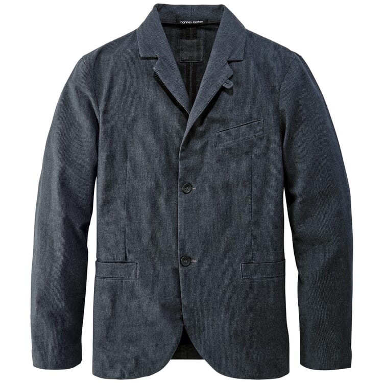 Men's structured stripe jacket, Anthracite