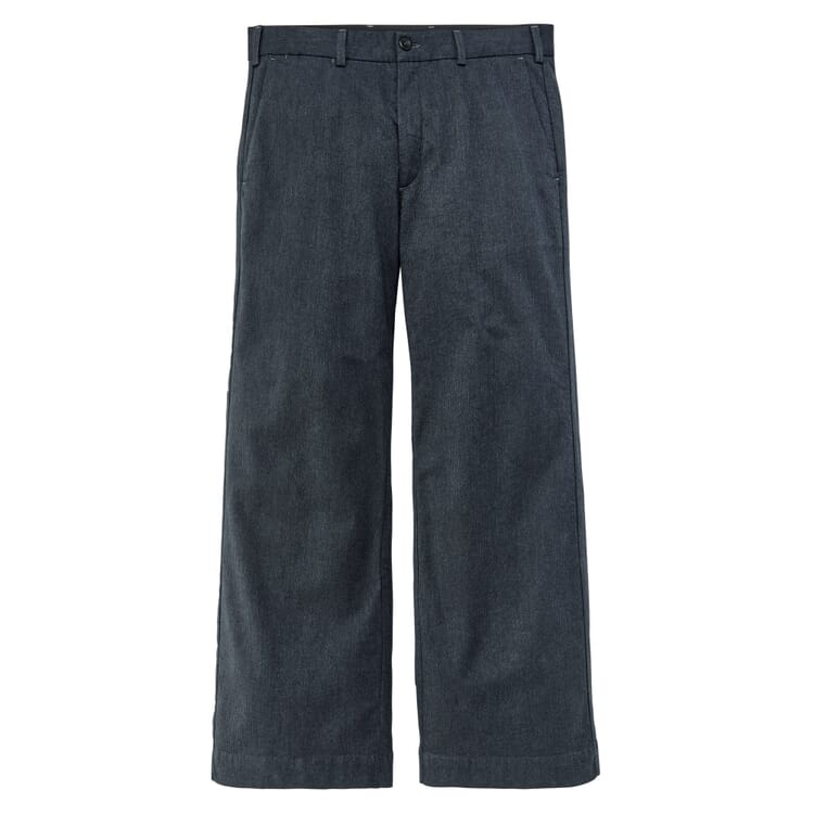 Men's trousers with textured stripes, Anthracite