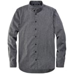 Men's shirt with structured stripes Anthracite