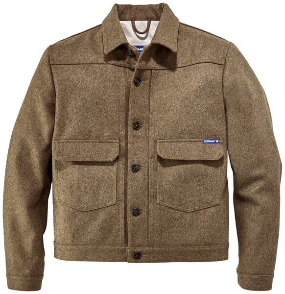 Blouson en laine pour hommes Mélange de beige