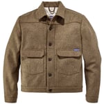 Herren-Wollblouson Beigemelange