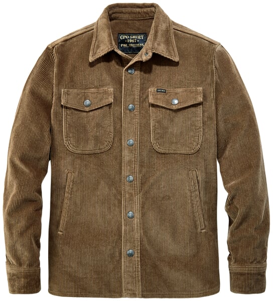 Men's shirt jacket 1967 corduroy Light brown