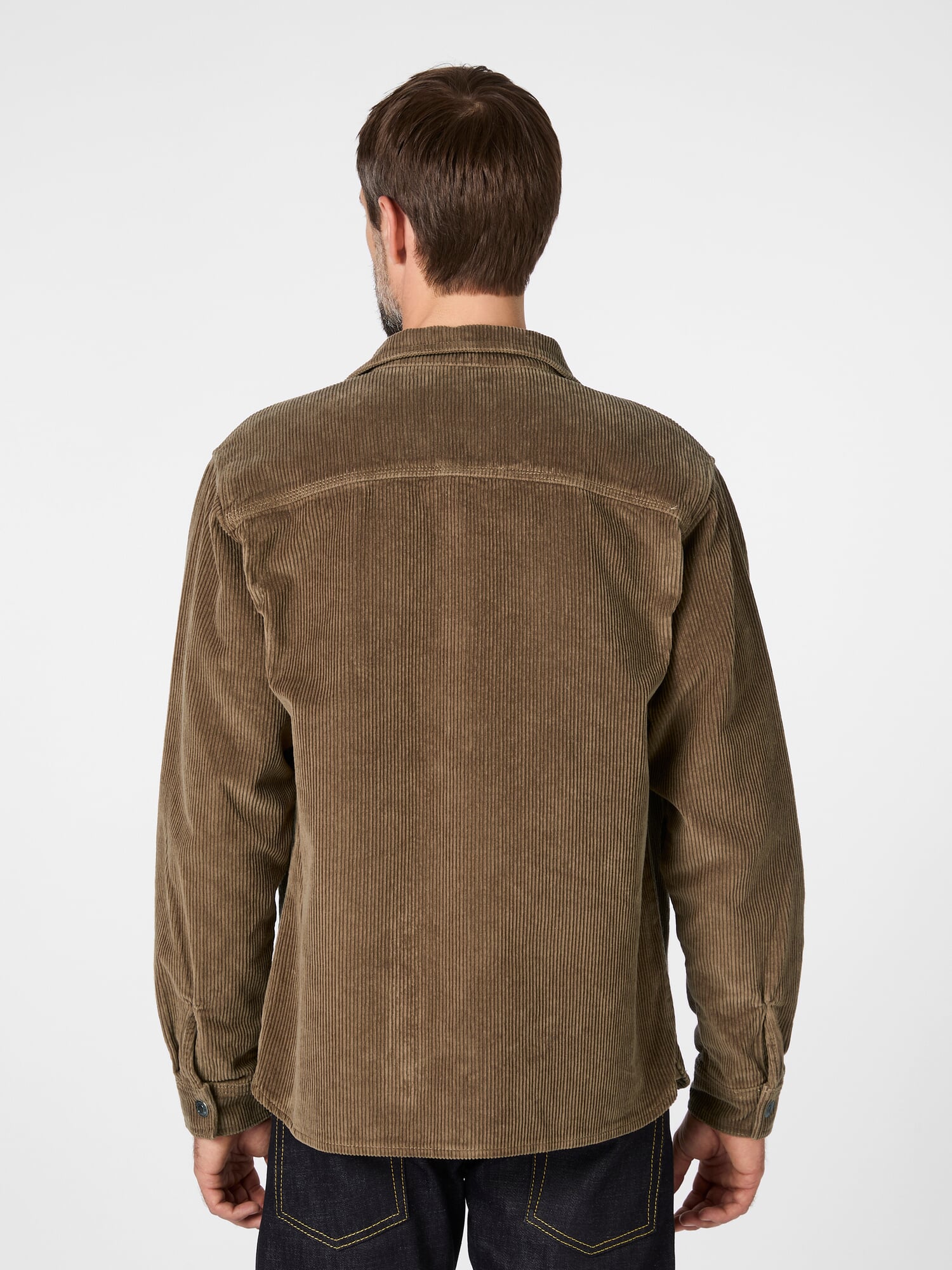 Men's shirt jacket 1967 corduroy, Light brown | Manufactum