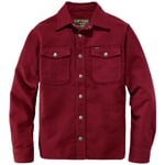 Herren-Hemdjacke Moleskin Rostrot