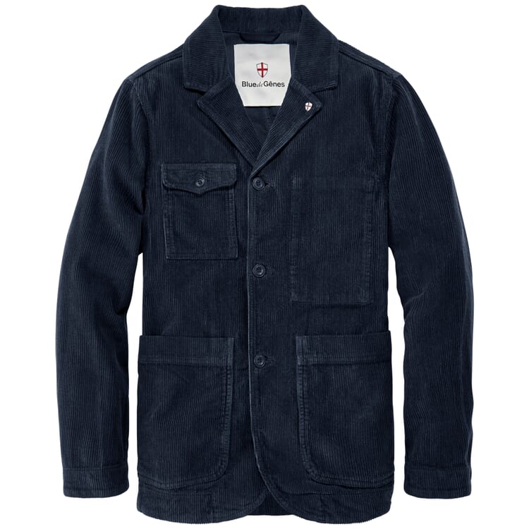 Herenblazer in corduroy