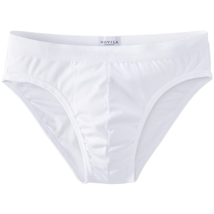 Slip sportivo da uomo, Bianco