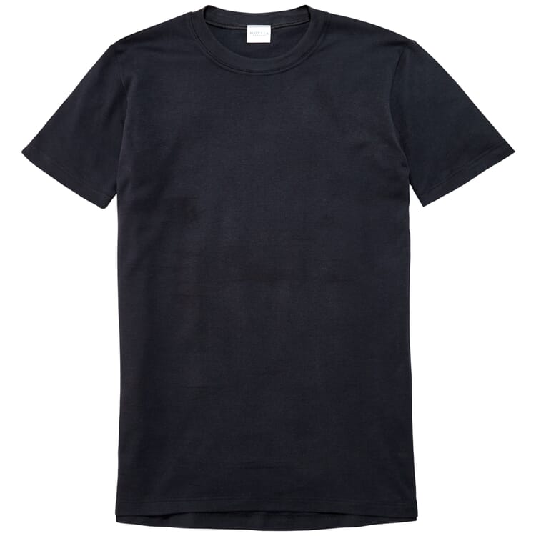 Herren-American-Shirt, Schwarz