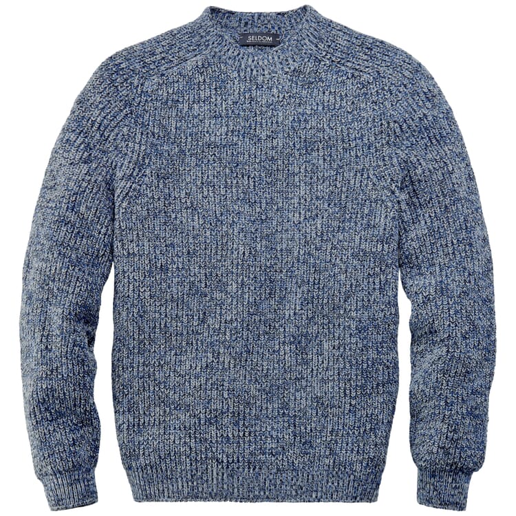 Herentrui 4-ply, Blauw-melange