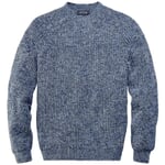 Jersey de hombre de 4 capas Azul melange