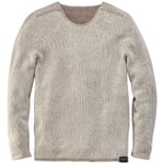 Heren raglan trui Natuurlijk taupe