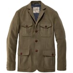 Men's jacket moleskin Green olive
