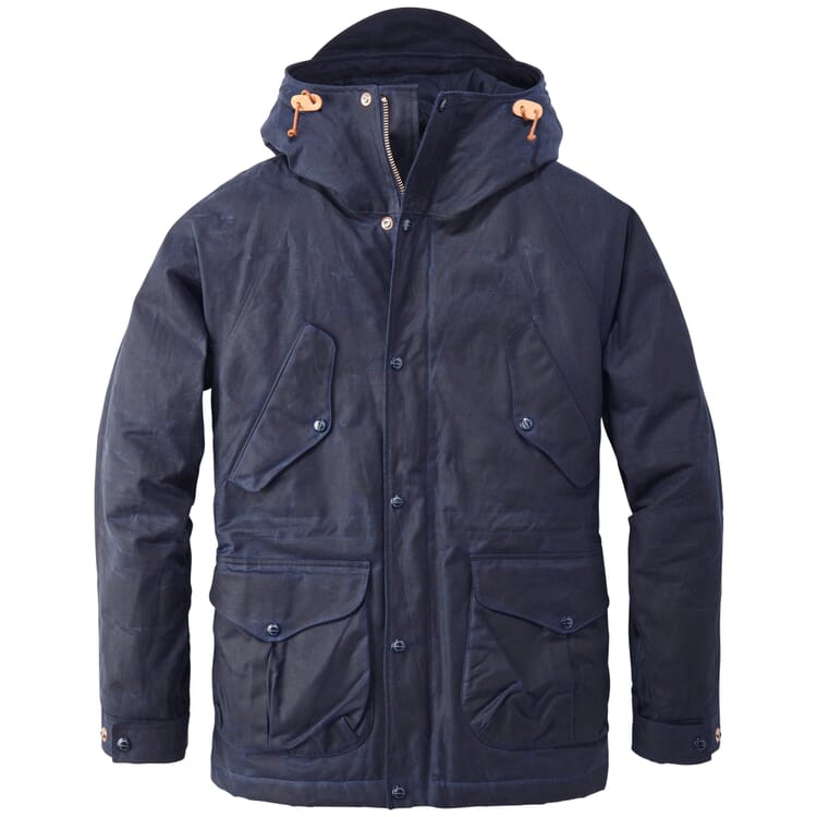 Gewatteerd herenjack, Navy