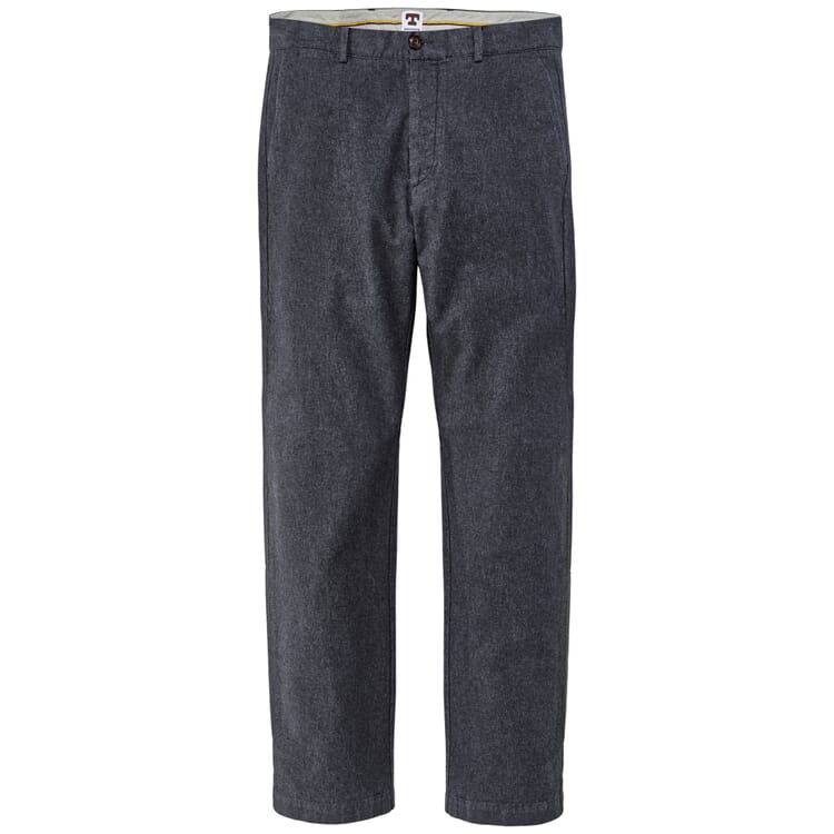 Herenbroek moleskin, Grijs melange