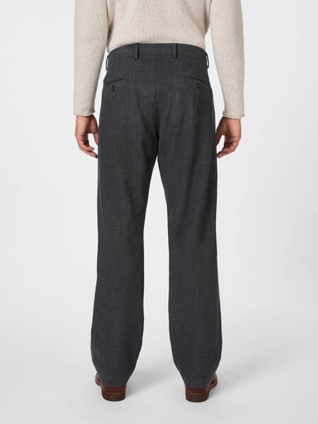 Herrenhose Moleskin Graumelange, Tragebild