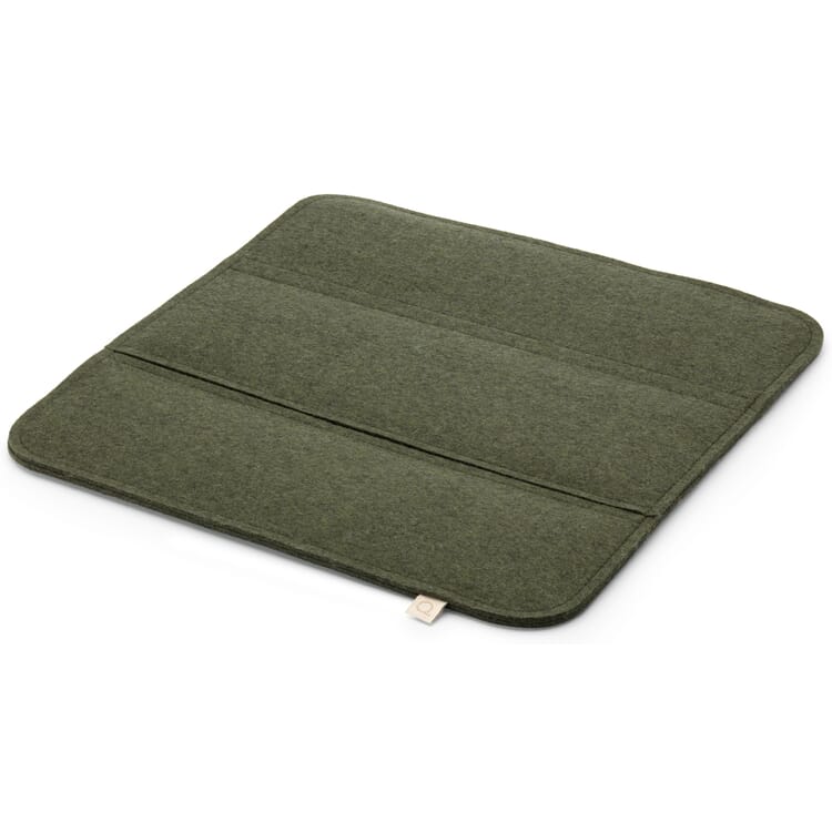 Coussin d'assise pliable