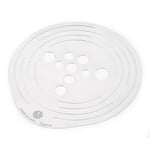 Roestvrijstalen bloemenschijf voor vazen Klein