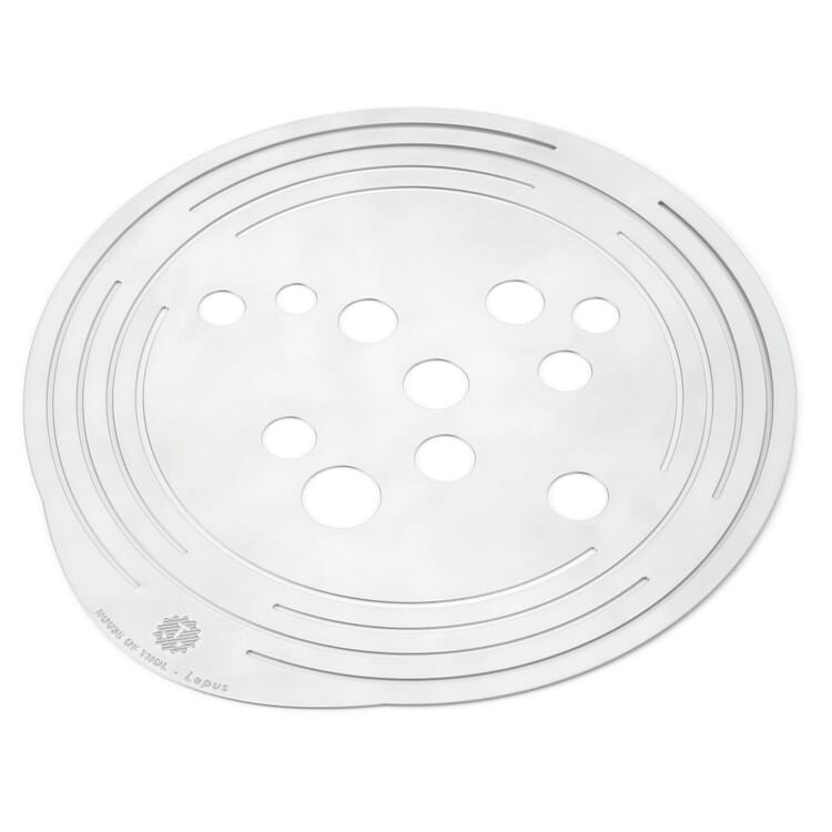 Disco de acero inoxidable para floreros, Grande