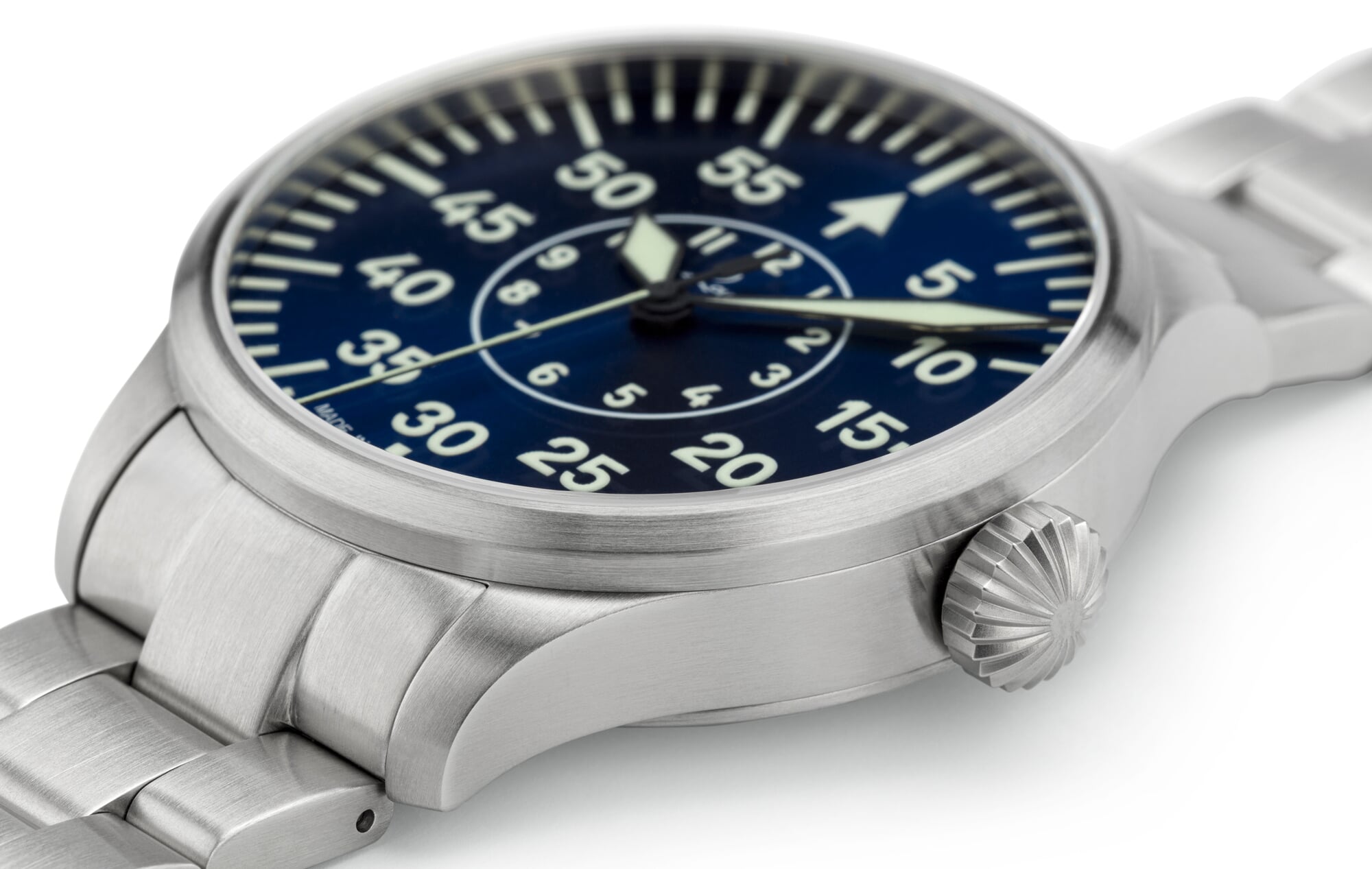Fliegeruhr Basis Aachen Blaue Stunde Ø 42 mm Automatik | Manufactum