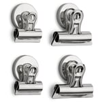 Paper clip with magnet