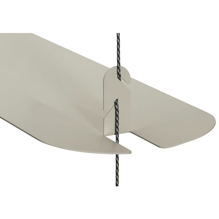 Tablette pour portemanteau Karla, RAL7032 Gris silex