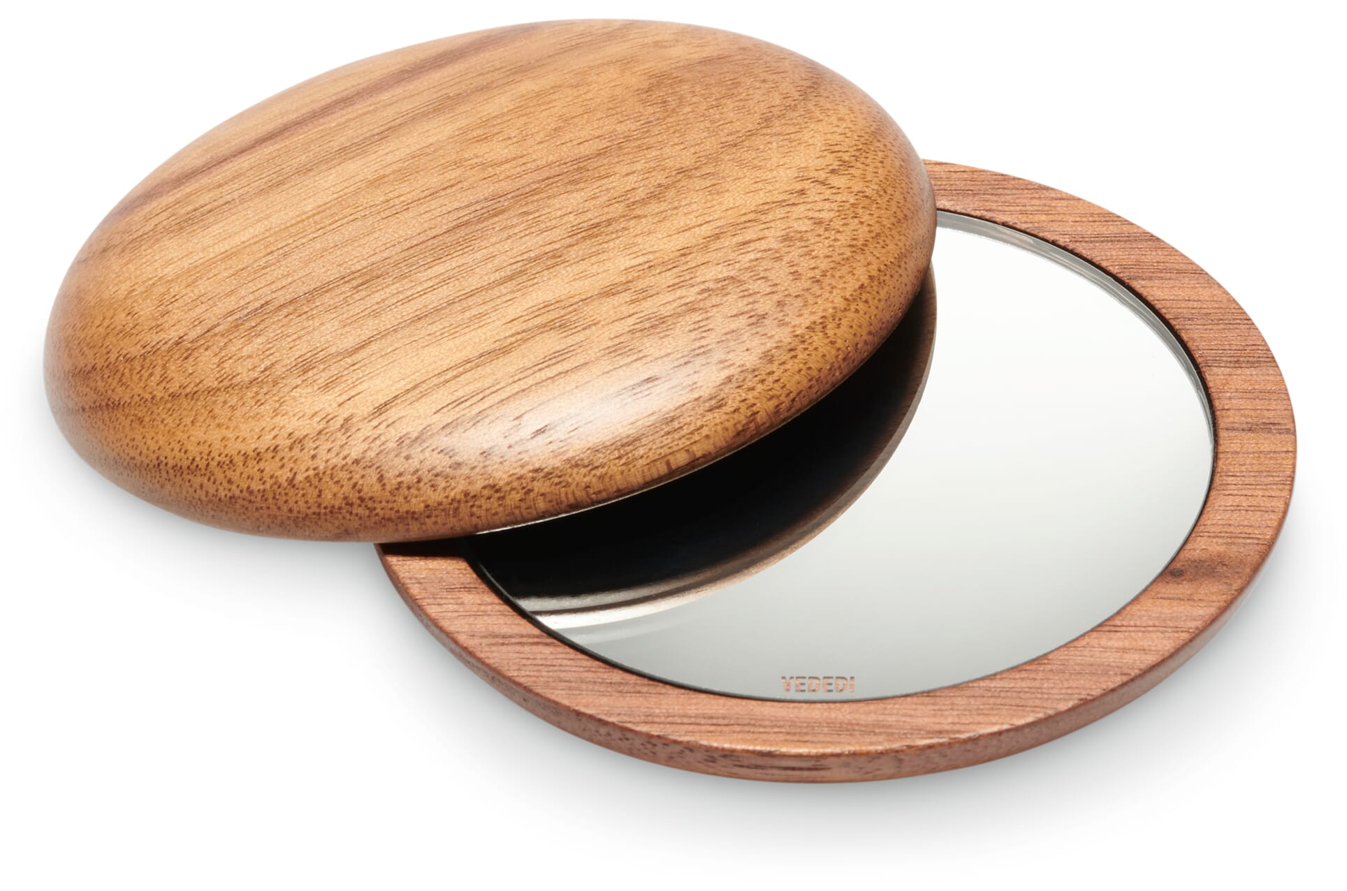 1910s FINCK’S POCKET MIRROR 楕円型 ポケットミラー Laura pocket mirror, Walnut | Manufactum