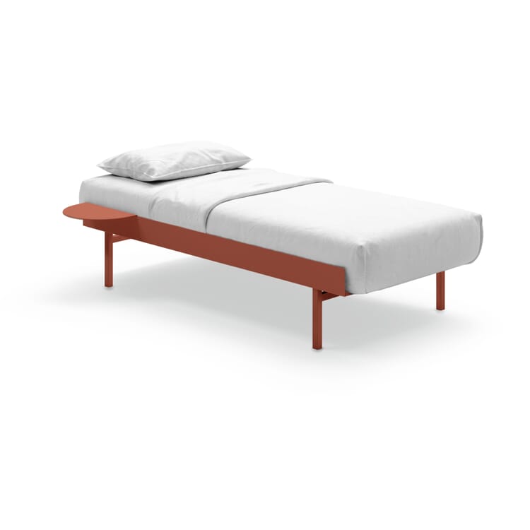 Bed 90 - 180, Roestig rood
