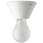Cono wand- en plafondlamp Wit
