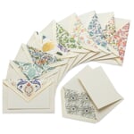 Greeting cards Florentine paper 10 pieces