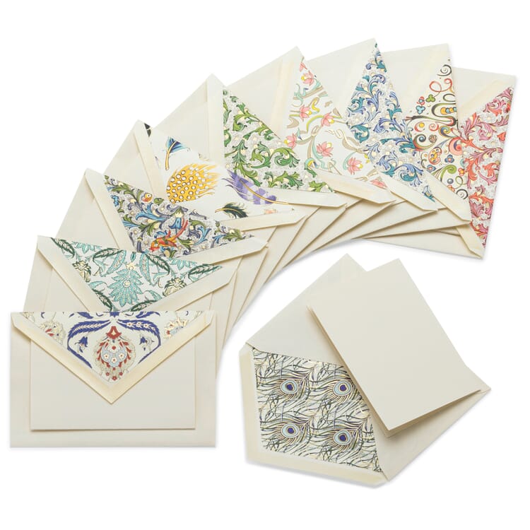 Greeting cards Florentine paper 10 pieces