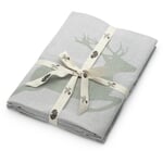 Tea towel deer Green