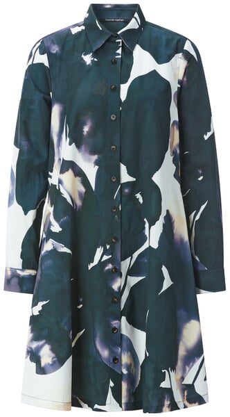 Robe femme boutonnée, multicolore Multicolore