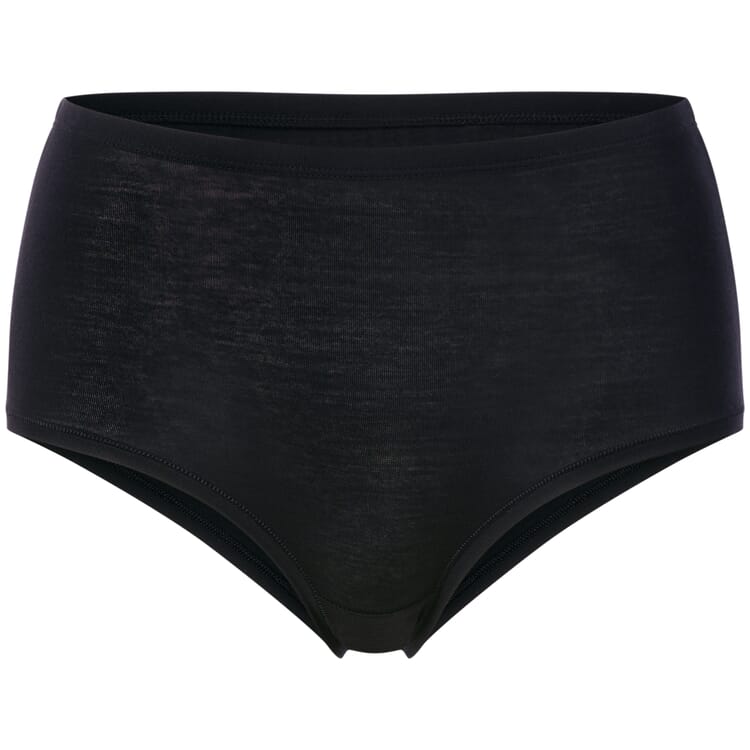 Slip taille haute pour femme en TENCEL™, Noir