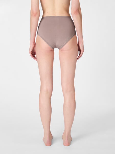 Damen-Highwaist-Slip TENCEL™ Altrosa, Tragebild