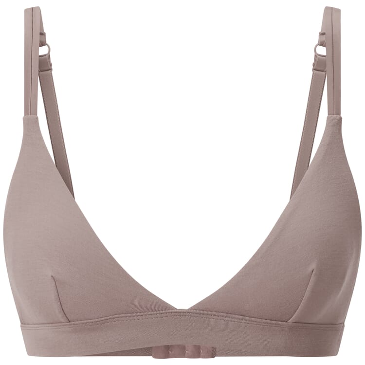 Soutien-gorge triangle pour femme, Vieux rose