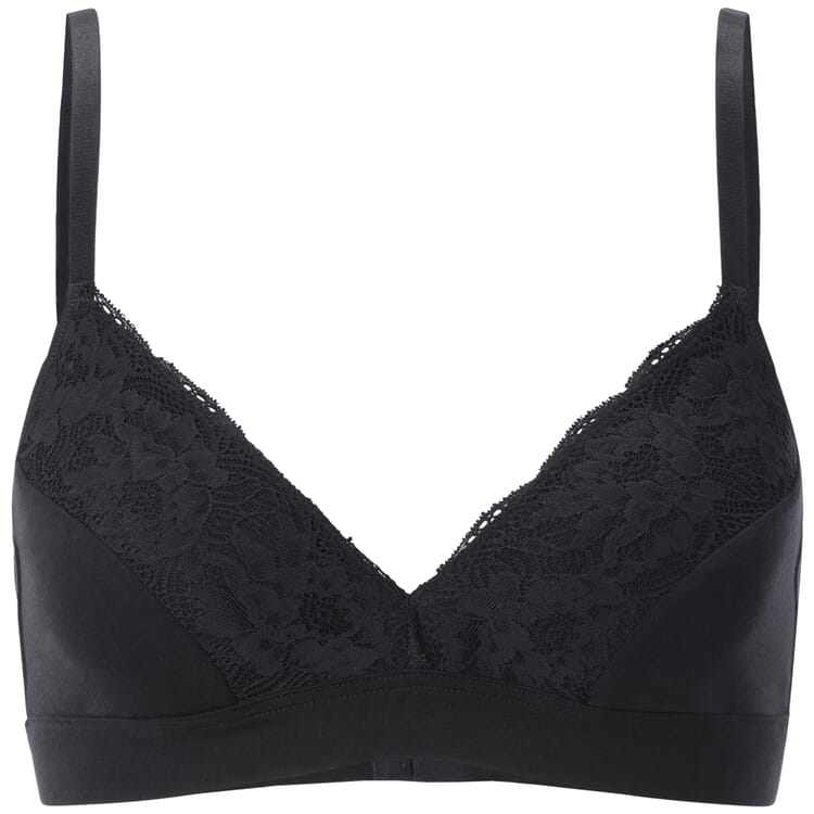 Soutien-gorge en dentelle pour femmes, Noir